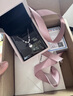 魚(yú)人之淚s999純銀項鏈女超閃輕奢小眾精致送女友閨蜜生日禮物 999足銀_魚(yú)人之淚項鏈 曬單實(shí)拍圖