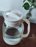 雄沃馳冷水壺耐高溫加厚家用玻璃水壺泡茶壺涼白開(kāi)水杯茶壺大容量涼水壺 白色水壺+防爆可倒開(kāi) 2000ml 曬單實(shí)拍圖