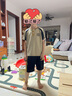 巴厘小豬男童套裝2025新款夏季短袖薄款寶寶運(yùn)動(dòng)服假領(lǐng)帶學(xué)院風(fēng)兒童夏裝 淺灰綠 100 曬單實(shí)拍圖