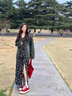 春乏2025夏季碎花吊帶連衣裙女小個(gè)子穿搭海邊沙灘裙雪紡a字長(cháng)裙子 黑色碎花吊帶款 M 建議100-110斤 曬單實(shí)拍圖