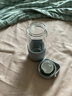 北鼎（Buydeem）茶水分離玻璃杯 男女高顏值便攜隨手杯辦公室泡茶杯淺島灰470ml 曬單實拍圖