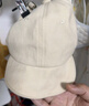愛(ài)寶適嬰兒帽子春秋款新生兒遮陽(yáng)帽寶寶棒球帽兒童鴨舌帽 米色 S766 曬單實(shí)拍圖
