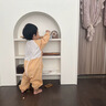 G. DUCKKIDS寶寶爬行服夏季天嬰兒薄兒童外出連體罩衣防臟戶外純棉透氣爬爬服 黃色格子 90cm 曬單實(shí)拍圖