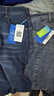 真維斯（Jeanswest）王一博代言牛仔褲男秋冬新款天絲舒適修身直筒高端潮牌休閑褲子男 藍灰+深藍【天絲厚款組合】 34 碼(2尺7) 【建議150-160斤】 曬單實(shí)拍圖