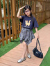 G.DUCKKIDS小黃鴨童裝女童夏裝套裝2025新款兒童衣服女孩夏季短袖裙褲兩件套 一整套 140 尺碼9~10歲【130-140cm】cm 曬單實(shí)拍圖