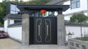 鋁合金大門別墅庭院門鋁藝中式自建房院子門小區(qū)入戶門電動雙開門 中式鋁藝大門 曬單實拍圖