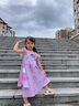 G.DUCKKIDS小黃鴨小馬寶莉公主裙女童連衣裙夏季獨(dú)角獸翅膀飛袖兒童吊帶裙子 粉色碧琪 120 建議5~6歲【110-120cm】cm 曬單實(shí)拍圖