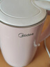 美的（Midea）電熱水壺家用電水壺?zé)畨?雙層防燙 0涂層食品級304不銹鋼 1500W快速沸騰 1.7L大容量 HJ1705 曬單實(shí)拍圖