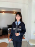 Teenie Weenie小熊女裝衛(wèi)衣2025秋季新款學(xué)院風(fēng)可拆卸領(lǐng)帶拼接襯衫 藏青色 S 曬單實拍圖