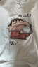 燦圖美式潮牌重磅蠟筆小新短袖t恤男夏季寬松半截袖情侶打底衫上衣服 白灰色 2XL 【建議140-160斤】 曬單實拍圖