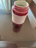 乾唐軒【馬年禮物】活瓷小快樂(lè )陶瓷杯帶蓋水杯陶瓷內膽高顏值女士禮物 胭脂紅300ml 曬單實(shí)拍圖