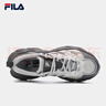 斐樂(lè )（FILA）男鞋蕨草鞋2代老爹鞋易烊千璽同款2025夏季新款透氣休閑鞋運動(dòng)鞋 南極灰/霧霾灰-VA 42 曬單實(shí)拍圖