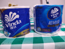 維達（Vinda）有芯卷紙【孫穎莎推薦】超韌4層200克*24卷 高克重衛(wèi)生紙廁紙整箱 曬單實拍圖