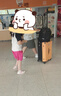 ASK JUNIOR兒童短褲2025夏季女童透氣海邊度假風(fēng)五分沙灘褲 玫紅色  160  曬單實(shí)拍圖