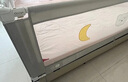 丸丫K2嬰兒床圍欄寶寶防摔護(hù)欄床邊防掉檔板免打孔三面1.5+2+2米 曬單實(shí)拍圖