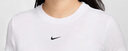 耐克(NIKE)春夏女短袖圓領(lǐng)T恤 運(yùn)動(dòng)休閑 緊身衣FV5509-100 白XL 曬單實(shí)拍圖