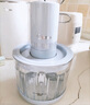 美的（Midea）絞肉機(jī)家用絞餡機(jī) 碎肉機(jī) 電動多功能料理攪拌機(jī)餃子肉餡輔食機(jī) 蒜蓉機(jī) 攪肉機(jī)JC001約2L 曬單實(shí)拍圖