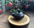 陶羽紫陶如意祥龍手抓壺泡茶專用單個家用高檔茶壺復古功夫茶具泡茶器 紫陶-如意祥龍手抓壺 曬單實拍圖