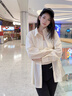 雪中飛防曬襯衫外套女春季2025新款女士防紫外線小個(gè)子冰絲涼感襯衣PC 黃色678F （熊仔口袋） L (165/88A) 曬單實(shí)拍圖
