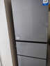 海爾（Haier）風(fēng)冷無(wú)霜冰箱226升三開(kāi)門三門冰箱一級(jí)能效雙變頻家用超薄節(jié)能省電冰箱以舊換新補(bǔ)貼 【25年新款】一級(jí)變頻+黑金凈化+食品級(jí)安全材質(zhì) 曬單實(shí)拍圖