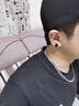 芯奢男士耳釘單只學(xué)生耳釘韓版杠鈴男士耳釘時(shí)尚啞鈴耳釘黑色街頭 8mm單只【耳洞】 曬單實(shí)拍圖