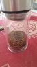 蘇泊爾（SUPOR）雙層玻璃杯茶杯高硼硅男士商務(wù)水杯帶把辦公泡茶大容量商務(wù)辦公男 流光銀570ML【雙層防燙 贈(zèng)茶濾】 曬單實(shí)拍圖