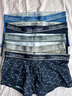 Calvin Klein內(nèi)衣男士三條裝提花腰邊ck高彈力防夾臀四角褲平角內(nèi)褲男NP2759O 0MK-海洋藍/藏藍/菱格滿印 3條 L 曬單實拍圖