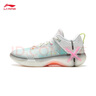 李寧（LI-NING）韋德幻影6籃球場(chǎng)地鞋男子2024冬季新款競(jìng)技籃球鞋 標(biāo)準(zhǔn)白/清水綠/熒光粉-9 40 (250mm) 曬單實(shí)拍圖