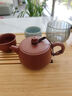 穎器大紅袍紫砂壺200ml納瓢壺大口單人泡茶壺茶杯純手工家用功夫茶壺 大紅袍納瓢壺+2杯(安全裝) 200ml 曬單實拍圖