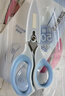 晨光(M&G)文具 優(yōu)品150mm軟護套兒童學(xué)生剪刀 開(kāi)學(xué)必備特氟龍剪刀省力抗粘手工剪子 藍色 ASS913S8 曬單實(shí)拍圖