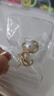 Jay珍珠耳釘女耳環(huán)耳夾無(wú)耳洞耳飾飾品送女友七夕情人節禮物 耳釘（配證書(shū)）(京倉/就近發(fā)貨) 曬單實(shí)拍圖