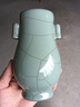 龍泉青瓷陳衛(wèi)星 哥窯手工作品 官窯·貫耳瓶 花器擺件花道工藝 曬單實拍圖