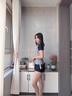 特步泳衣女2025年新款爆款分體式游泳衣女孩微胖遮肚顯瘦大碼保守泳裝 黑灰色【修身顯瘦】 L 建議身高157-167cm體重50-57kg 曬單實(shí)拍圖