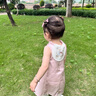 示朵A類寶寶全棉吸汗巾兒童純棉幼兒園嬰兒背巾隔汗巾棉紗布后背墊背 森林逐鹿+鼠樂時光 2條裝 動物 L（21*31cm） 曬單實拍圖
