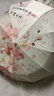 品蕉下24骨雙層雙花遮陽傘加大抗風晴雨兩用太陽傘女曬防紫外線折疊 粉瑤春也【雙層雙花+三折加 24骨 曬單實拍圖