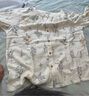 嫚熙（EMXEE）春秋季彈力絲麻棉月子服孕婦哺乳睡衣產(chǎn)婦產(chǎn)后家居服 綺幻花信-兩件套 L 曬單實(shí)拍圖