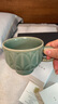 蘇州博物館青瓷蓮花杯秘色蓮花碗創(chuàng  )意陶瓷杯水杯茶杯商務(wù)禮盒生日禮物送爸爸 蓮花杯+杯墊(青綠色) 曬單實(shí)拍圖