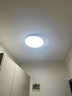 惠普精工三防吸頂燈led超薄簡約陽臺(tái)臥室廚衛(wèi)過道燈具37CM白光 曬單實(shí)拍圖