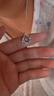唯一（Winy）999純銀項鏈女2025新款吊墜生日七夕情人節禮物送女朋友老婆 曬單實(shí)拍圖