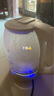萬利達電水壺1.8L高硼硅玻璃電熱燒水壺家用大容量不銹鋼開水茶壺燒水器藍光燒水可視養(yǎng)生花茶壺 白色（自動保溫款） 1.8L 曬單實拍圖