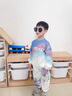 G.DUCKKIDS兒童裝男童春秋裝套裝2024新款春秋款中大童春季男孩帥氣衛(wèi)衣運(yùn)動(dòng) 藍(lán)色春秋款 120cm 曬單實(shí)拍圖