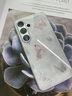 靜微三星S23手機殼SM-S9110新款液態(tài)玻璃Galaxy鏡頭全包保護套Samsung防摔硅膠軟外殼ins可愛高級女款 遠峰藍【蝴蝶藍】清爽玻璃殼 三星S23 曬單實拍圖