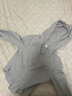 森馬（Semir）外套女短款分割純色顯瘦小個子衣服秋季正肩緊身連帽夾克百搭 中花灰00510 L 曬單實(shí)拍圖