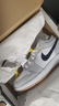 Jordan女子休閑鞋喬丹AJ1 JORDAN 1 運(yùn)動(dòng)鞋553560-146灰白36.5 曬單實(shí)拍圖