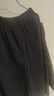 佐丹奴山系裙褲女純棉高腰闊腿褲口袋松緊腰薄款七分褲女05424302 曬單實(shí)拍圖