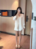 百麗踏涼拖鞋女夏外穿2025新款外出厚底休閑沙灘涼鞋懶人時(shí)尚孕婦一字拖 白色 37 曬單實(shí)拍圖