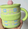 BOTTLED JOY假日噸噸馬克杯0.45L不銹鋼316帶蓋辦公室咖啡杯王一博學生水杯 曬單實拍圖