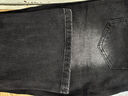 FOG SKY 微喇牛仔褲男士春夏季美式高街直筒褲寬松修身彎刀長(cháng)褲子男 SS-909黑灰 L （建議110-130斤） 曬單實(shí)拍圖