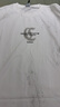 卡賓（CABBEEN）【洗水潑墨】男裝 美式街頭背心厚板網(wǎng)眼logo印花無袖上衣 漂白色02 2XL /185/54 曬單實拍圖