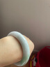 影享緬甸A貨翡翠手鐲糯冰種飄花玉手鐲天然玉鐲子女款送媽媽女友禮物 7989手鐲 53-55 曬單實拍圖